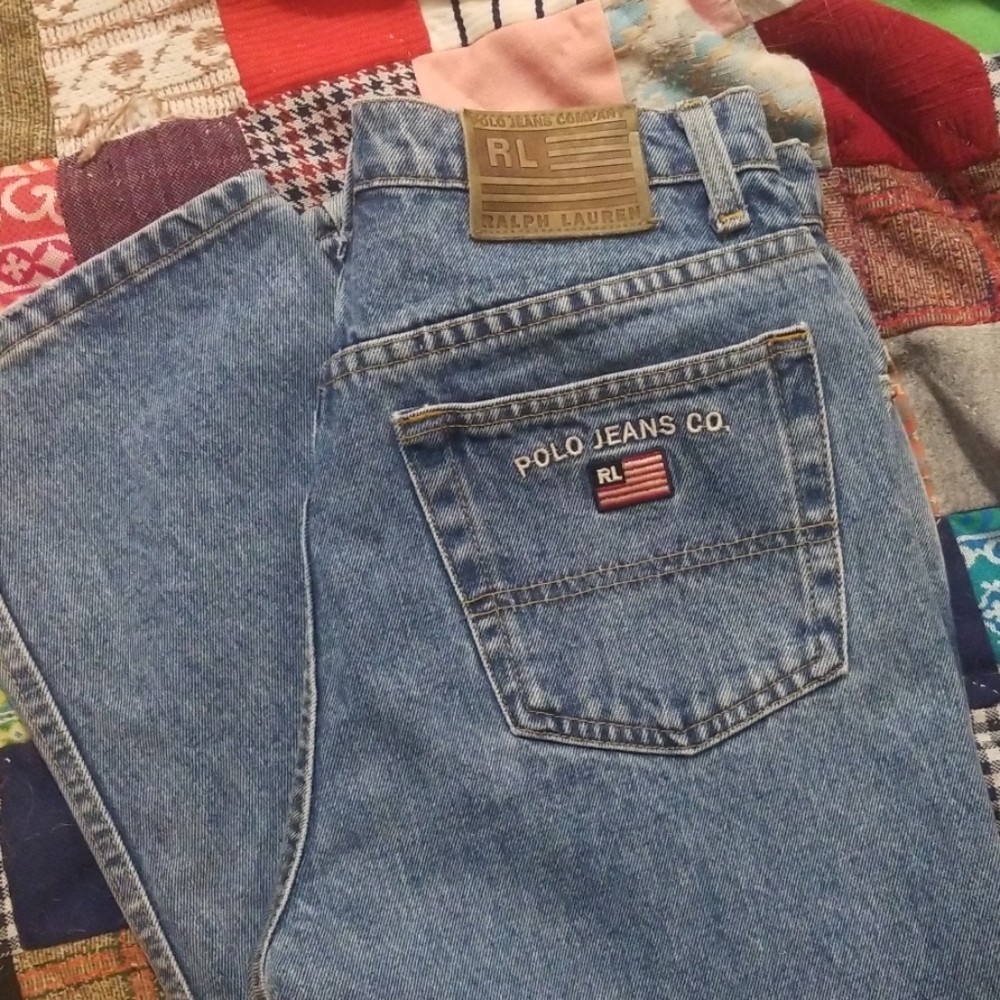 VTG 80s Mom Jeans Ralph Lauren Polo Jeans Company